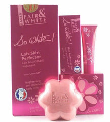 Paris Fair and White So White Body Milk, Soap & Gel (3 Pack Bundle) Fair & White So White