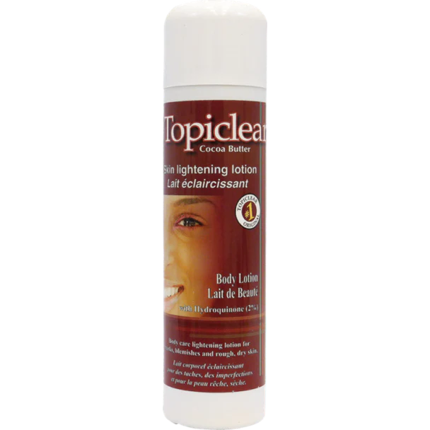 Topiclear Cocoa Butter Skin Lightening Body Lotion 16.8 oz Topiclear