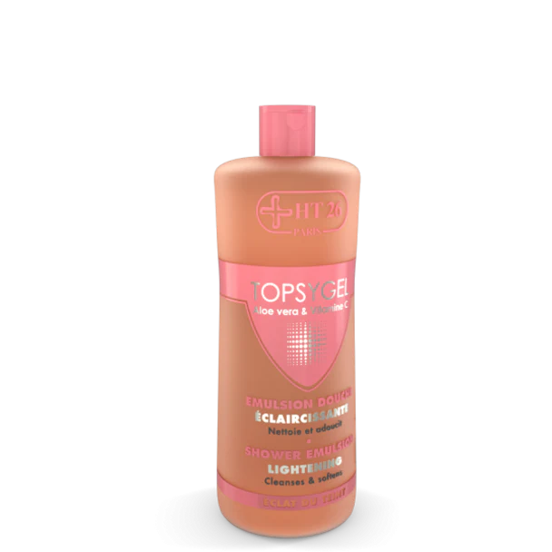 HT26 Topsygel Aloe Vera and Vitamin C Emulsion Lightening Body Wash 1000 ml HT26 TOPSYGEL
